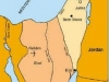 Rudé moře a Eilat - mapa.